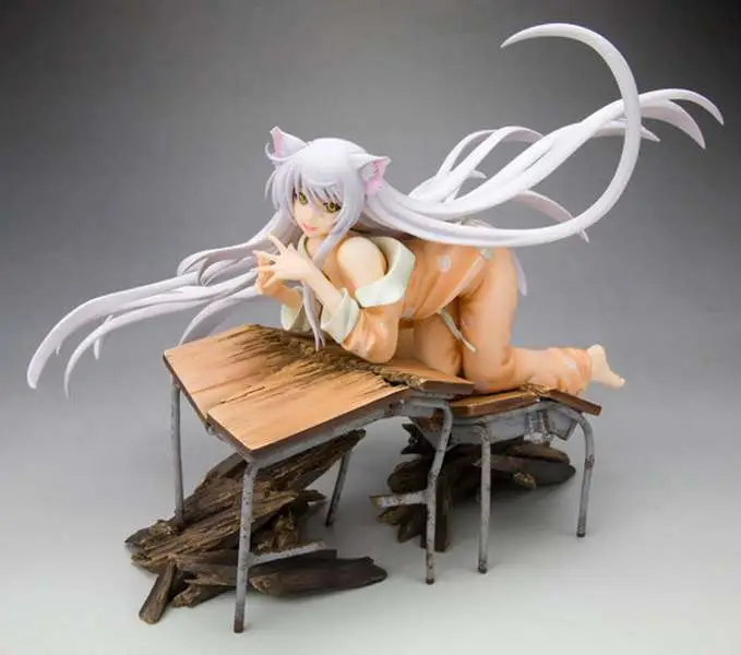 bakemonogatari black hanekawa ani statue