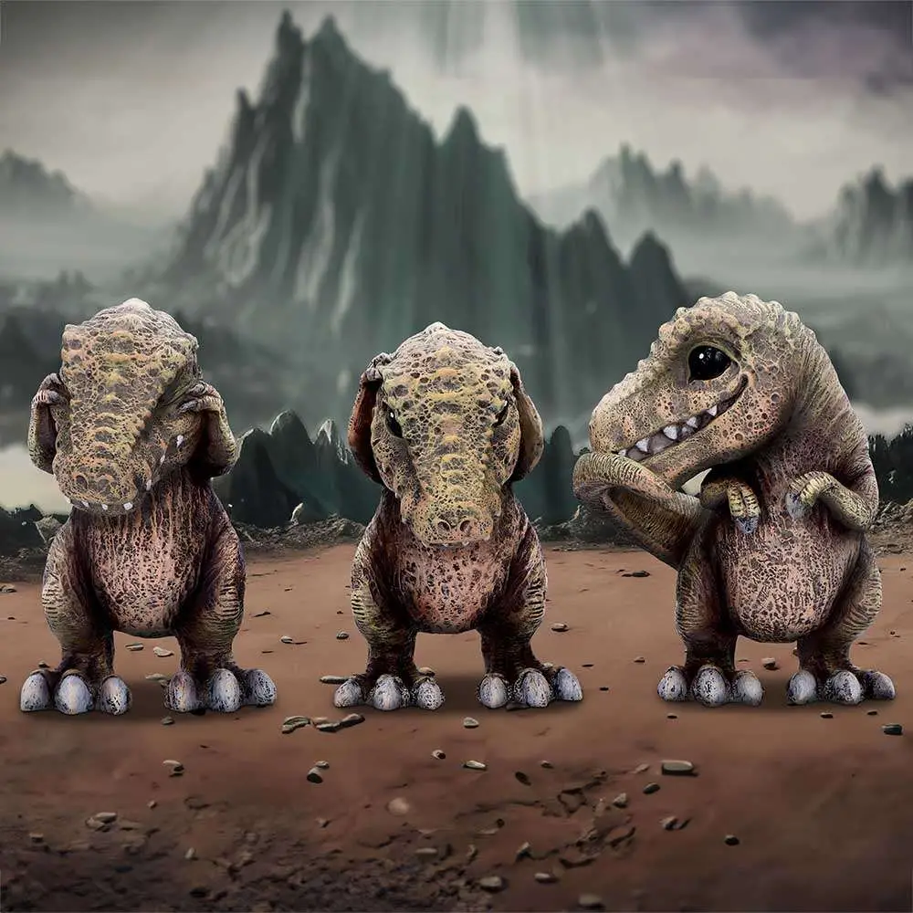 three wise tyrannosaurus rex