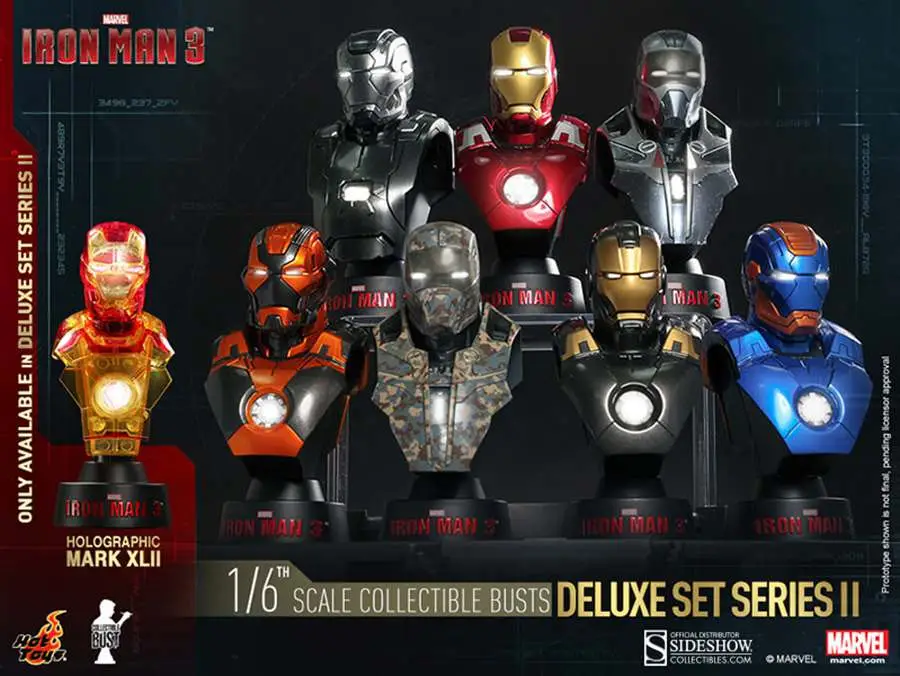 iron man coll bust 8-pack box