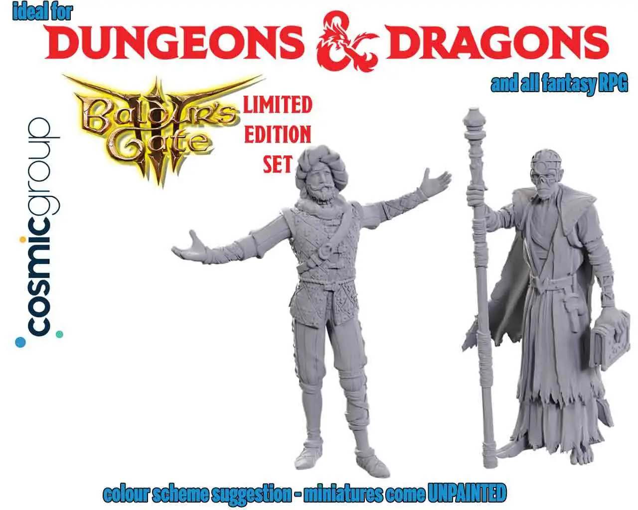 dungeons & dragons - nolzur marvelous miniatures - special edition baldur gate 3 — volo & withers