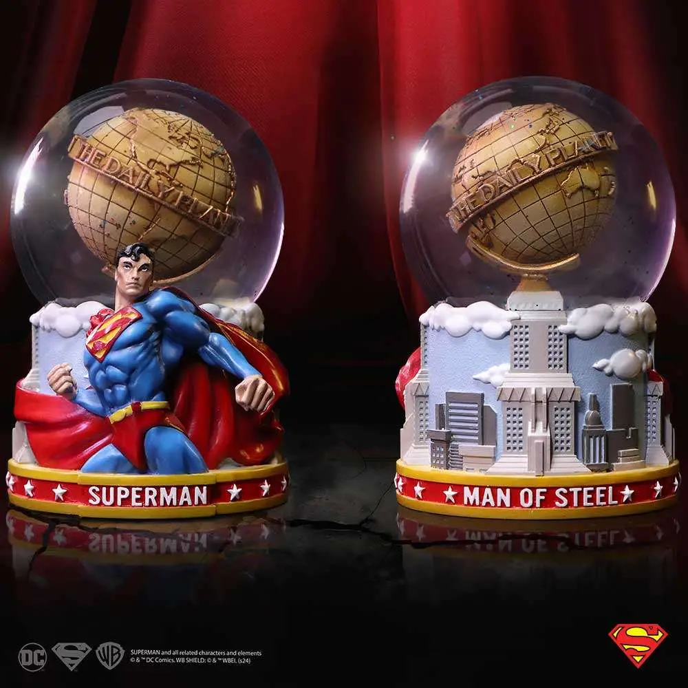 dc the daily planet superman snow globe