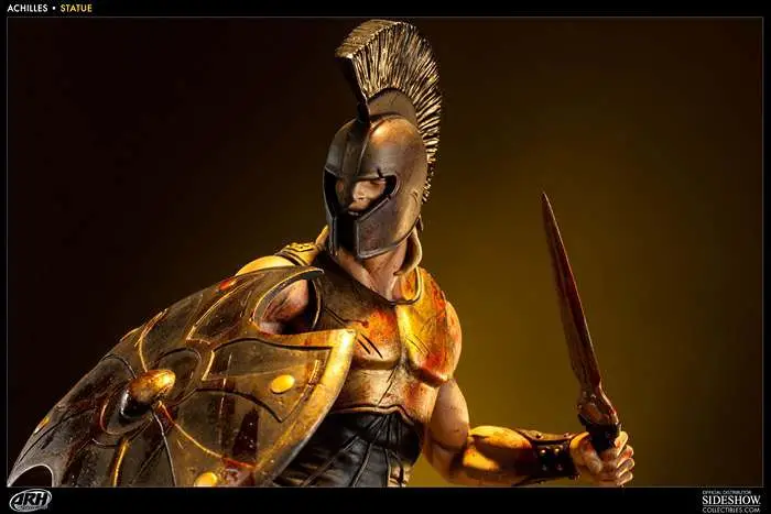 achilles battle fury statue (arh)
