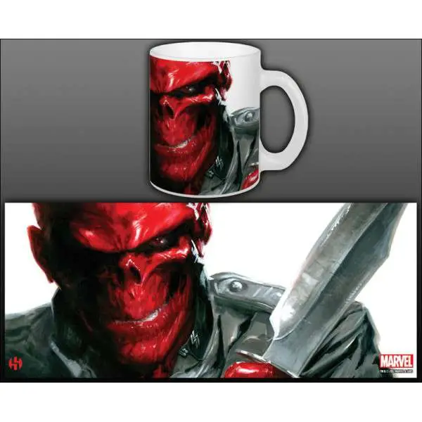 marvel villain red skull mug