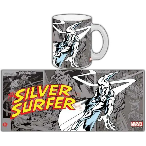 marvel retro silver surfer mug