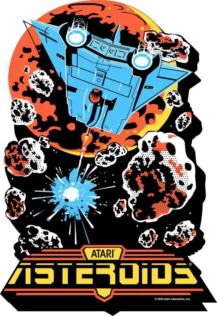 atari asteroids funky chunky magnet