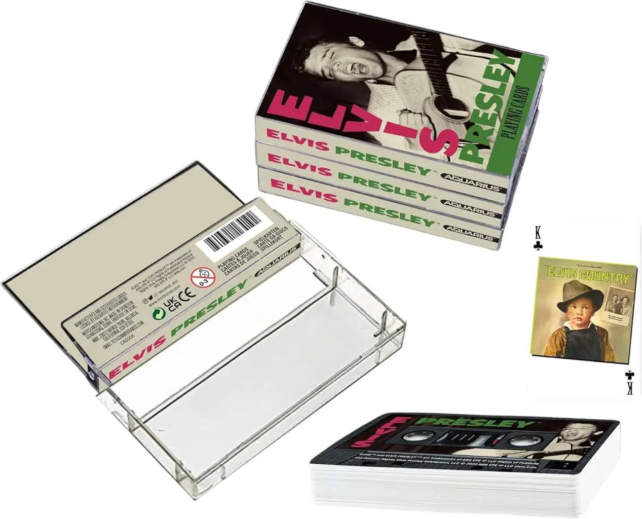 elvis presley cassette playing cards
