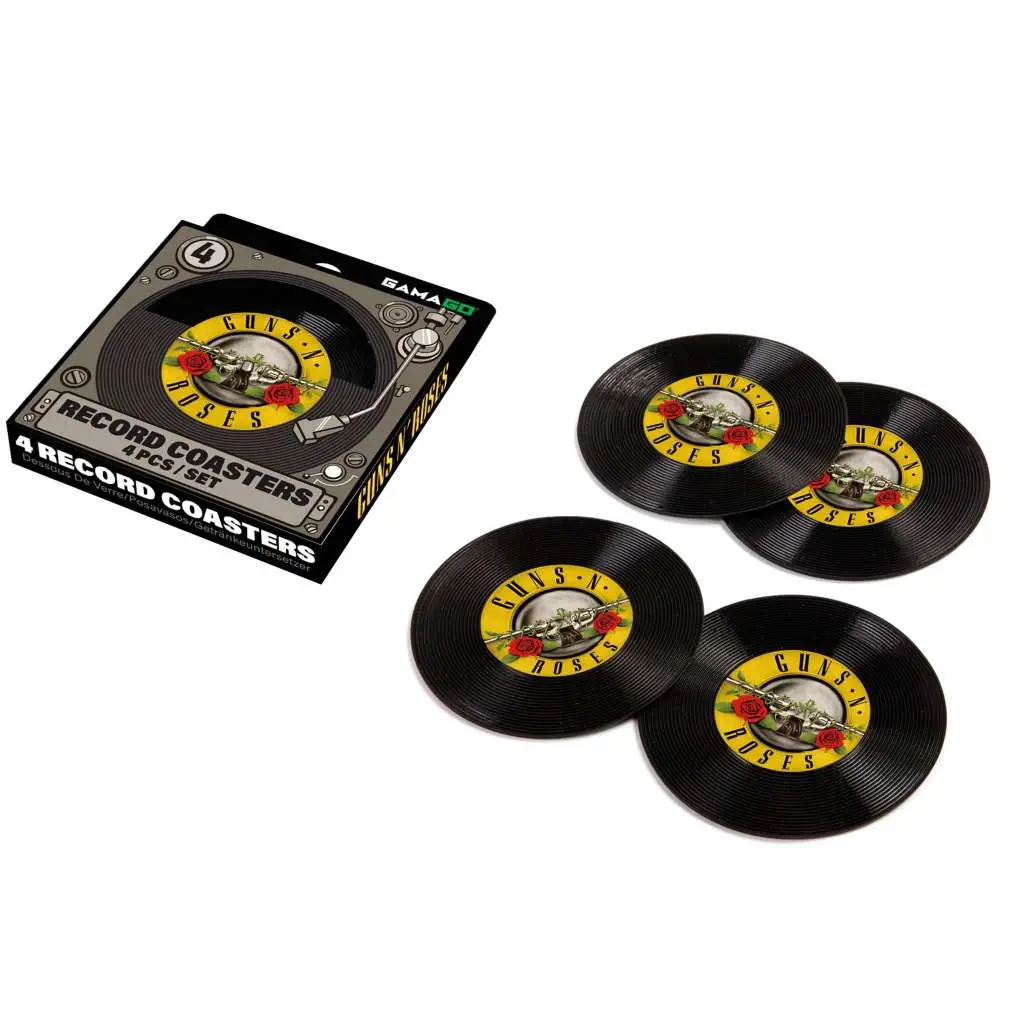 guns n' roses logo coasters