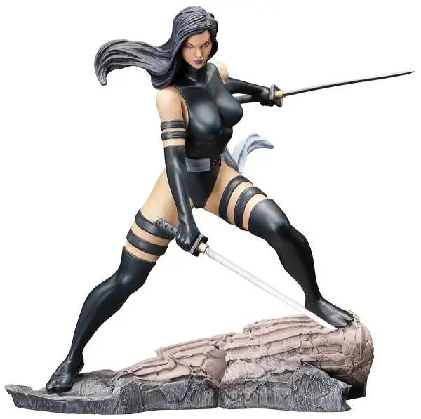 x-force psylocke fine art statue