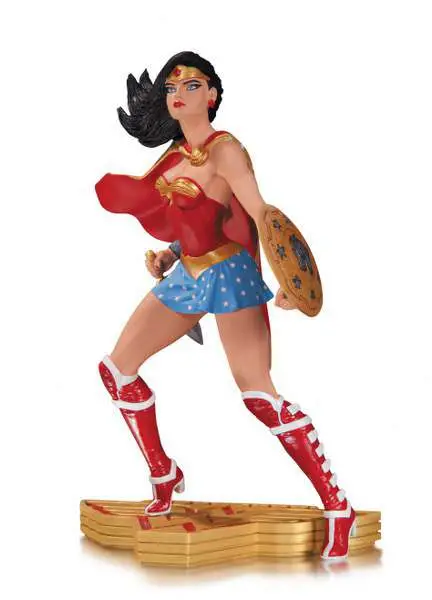 wonder woman art of war statue by j.lee