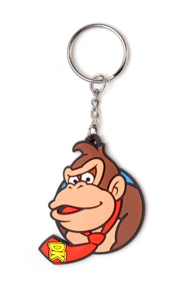 nintendo donkey kong rubber keychain