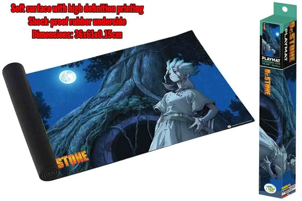 dr stone playmat full moon