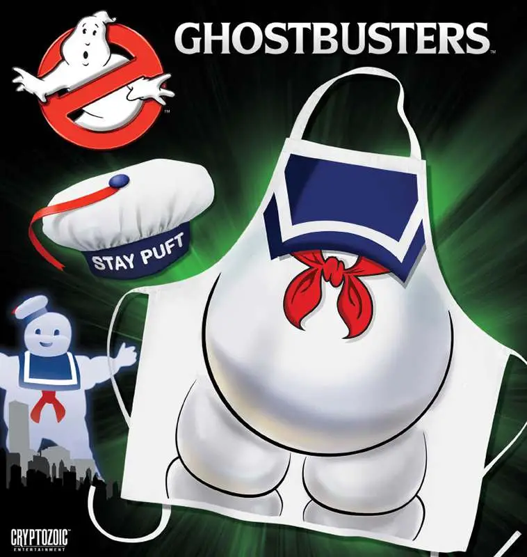 ghostbusters stay puft apron/chef hat