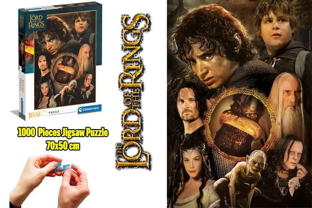 lord of the rings puzzle collection - the one ring - jigsaw puzzle 1000 pcs