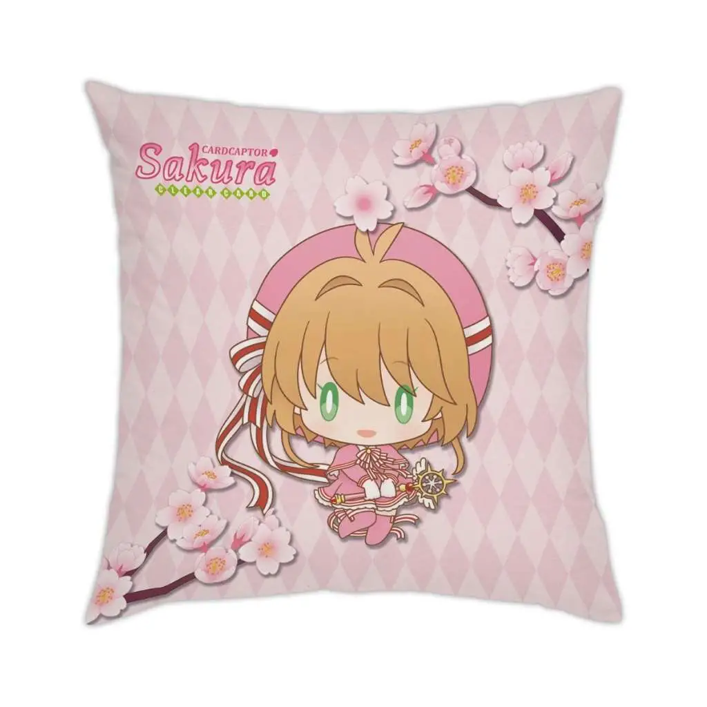 card captor sakura clear card sakura & kero-chan chibi design couch pillow