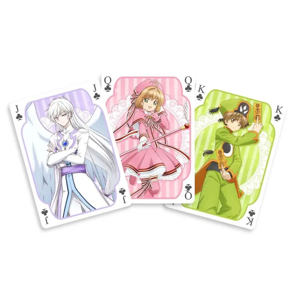 card captor sakura clear card playing cards deck