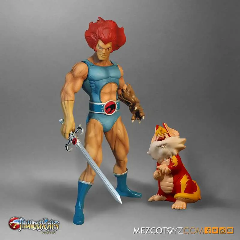 thundercats 14" lion-o w/t snarf figure