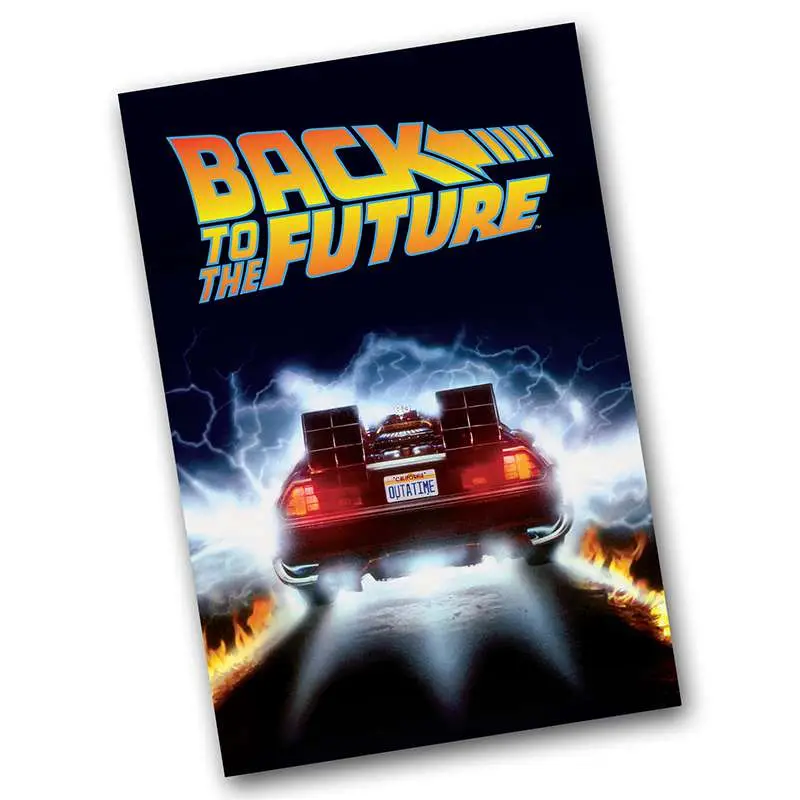 bttf delorean time machine towel