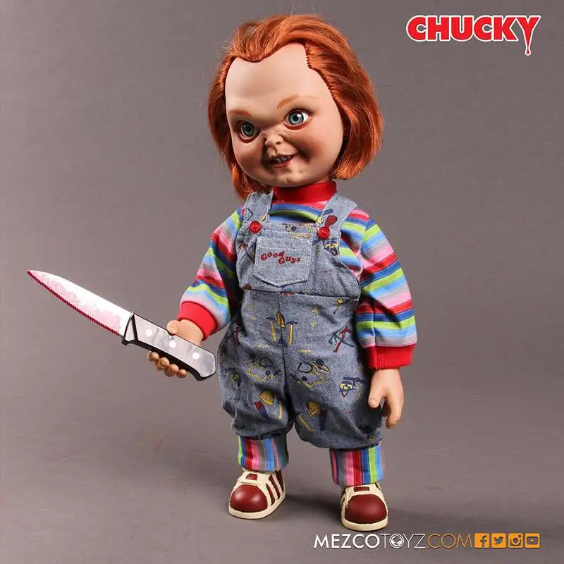 child play chucky sneering talk doll