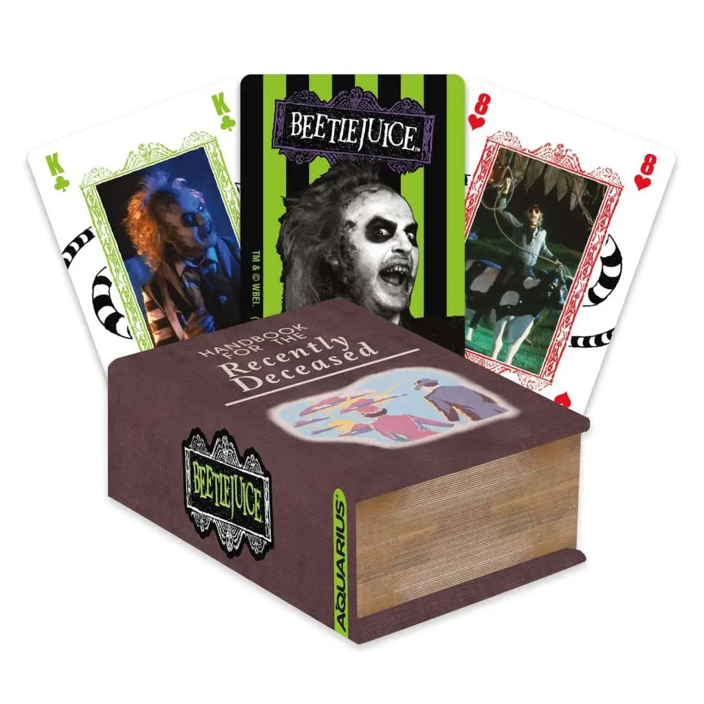 beetlejuice premium playing cards