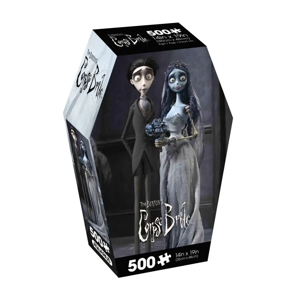 corpse bride coffin box 500 piece jigsaw puzzle