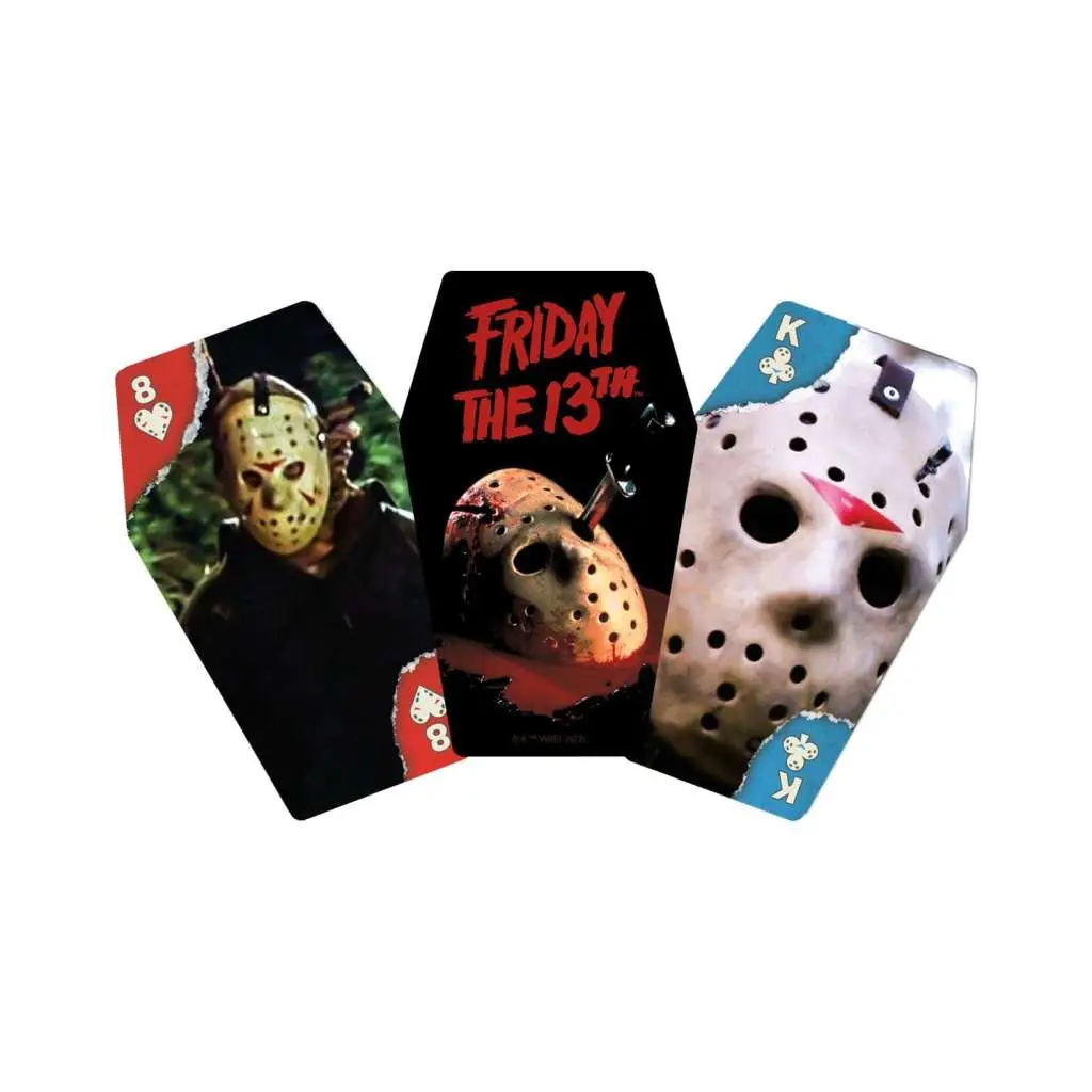 friday the 13th coffin box premium playing cards