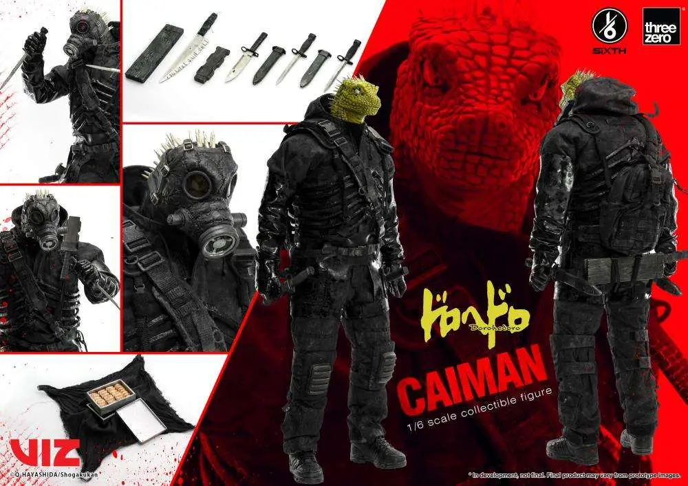 dorohedoro caiman 1/6 action figure
