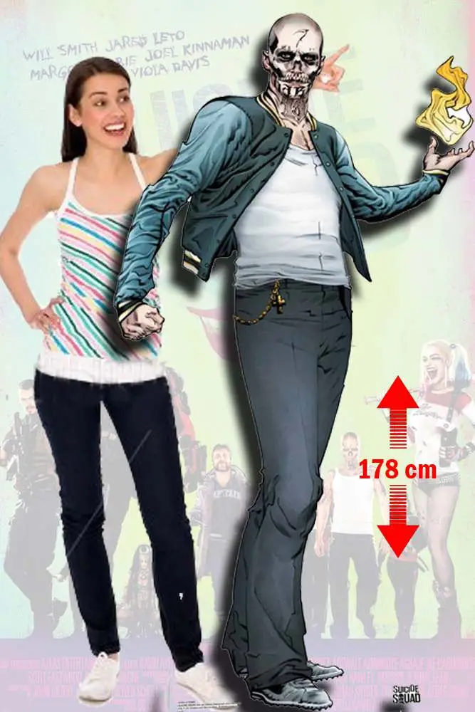 suicide squad el diablo comics cutout