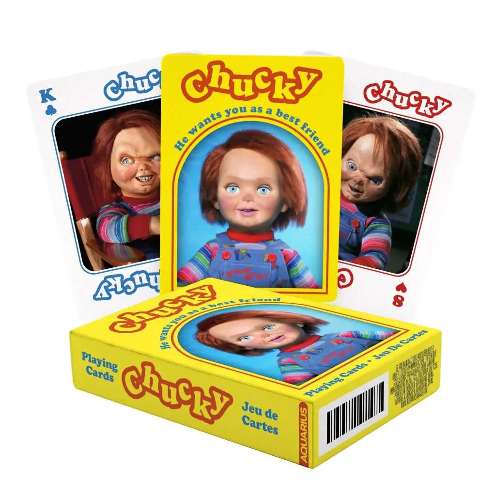 chucky playing cards