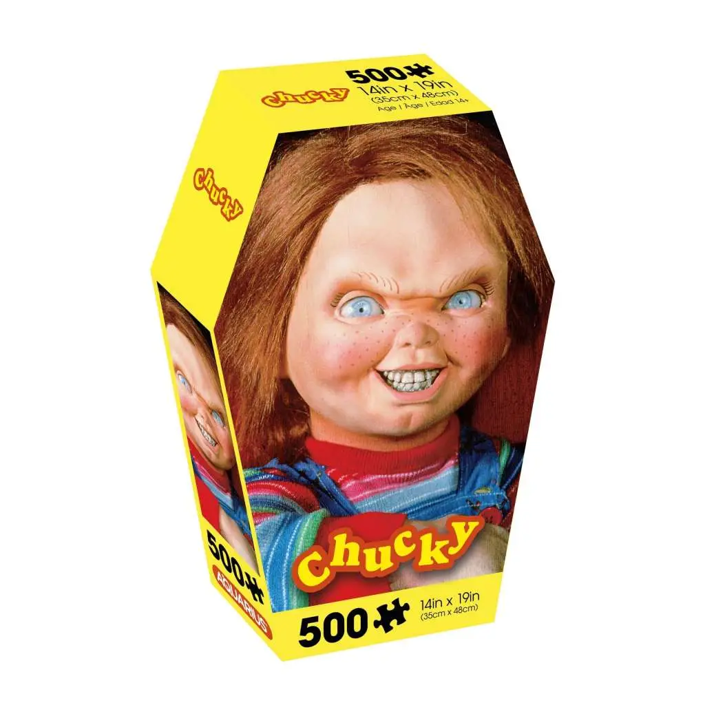 chucky coffin box 500 piece jigsaw puzzle
