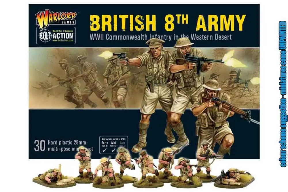 bolt action - british 8th army infantry