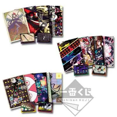 madoka magica folder + stickers set (3pz
12 folder 22x30 cm
6 stickers 10x7 cm