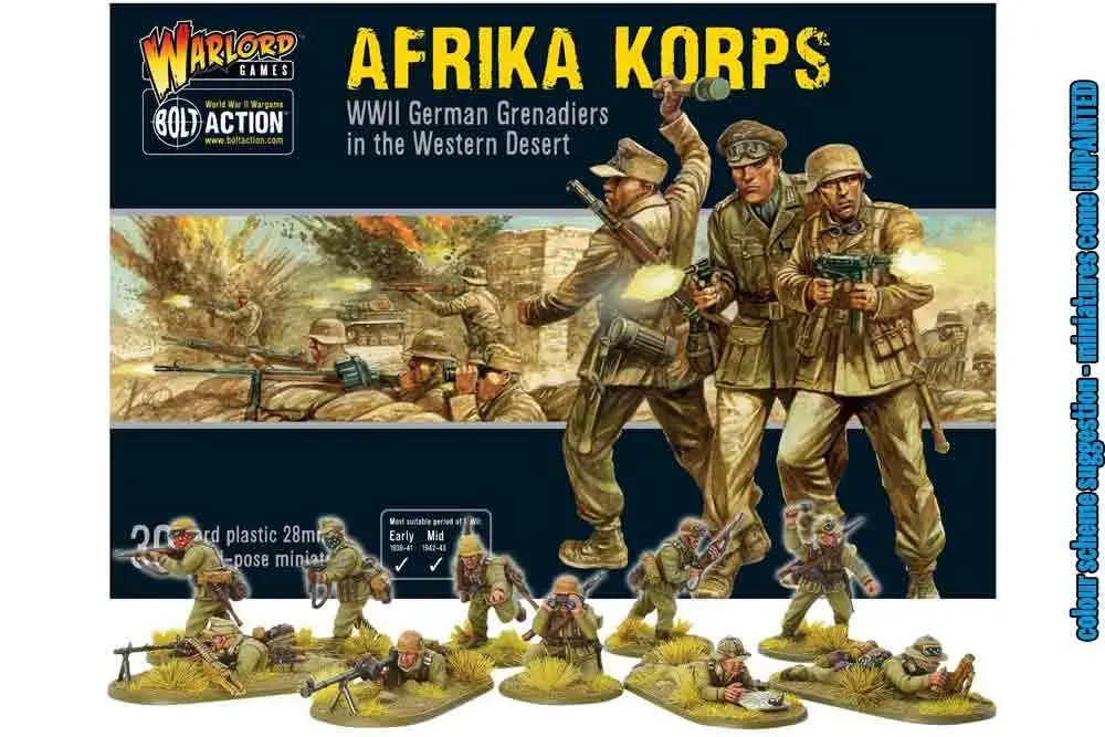 bolt action - german afrika korps infantry