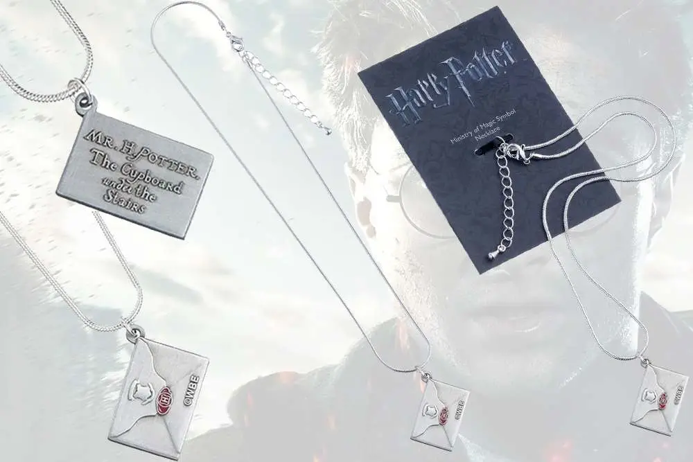hp hogwarts letter necklace