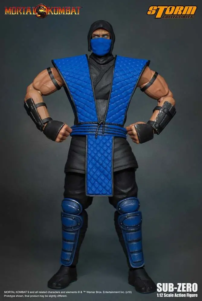 mortal kombat sub zero 1/12 af