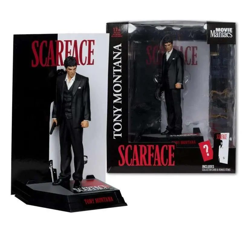 movie maniacs tony montana (scarface) figure