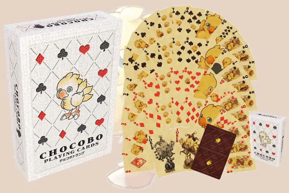 final fantasy - chocobo playing cards