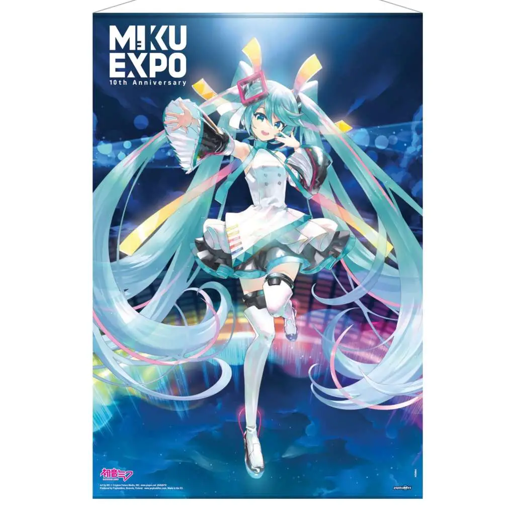 hatsune miku miku expo 10th ann art by kei ver ltd maxi size wall scroll