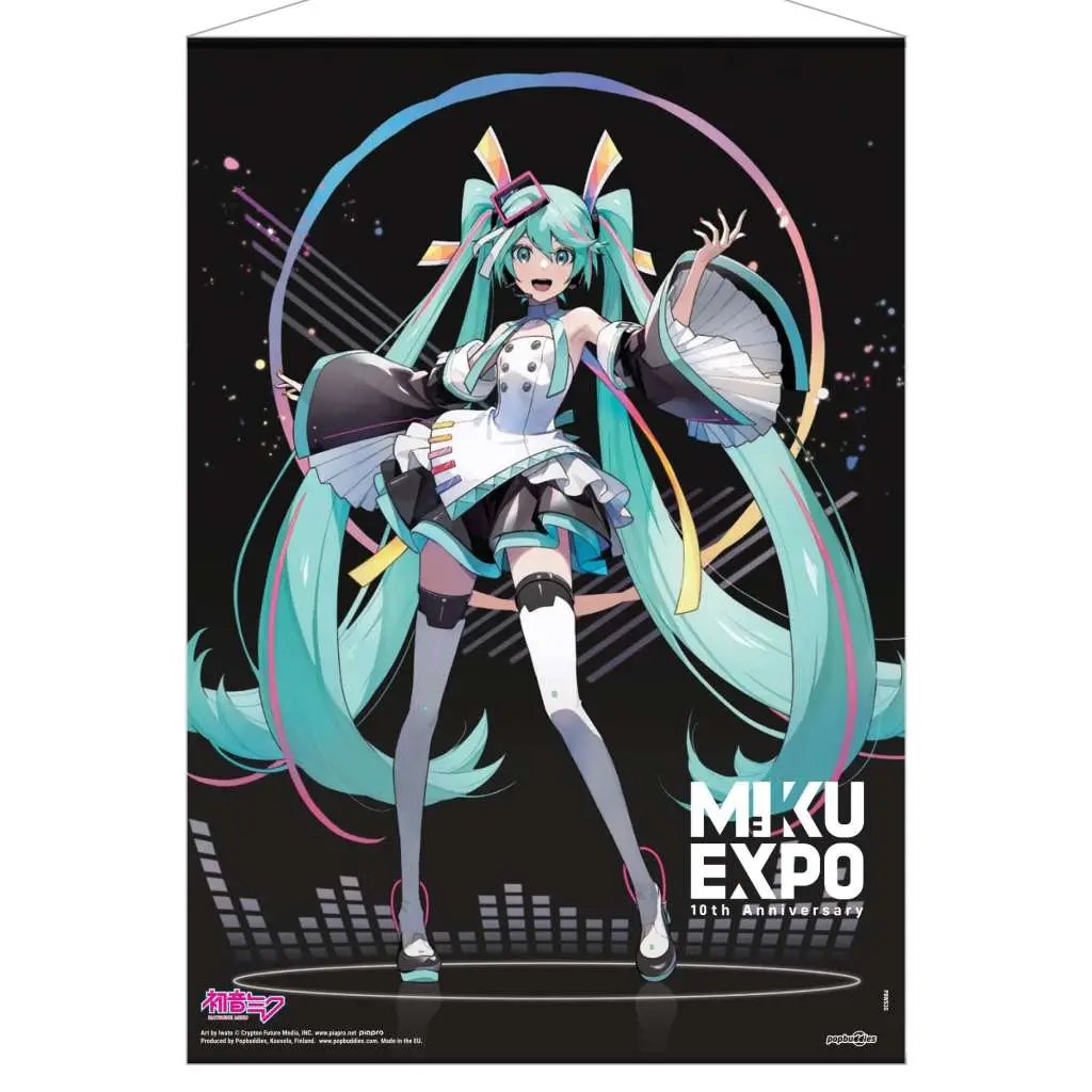 hatsune miku miku expo 10th ann art by iwato ver ltd wall scroll