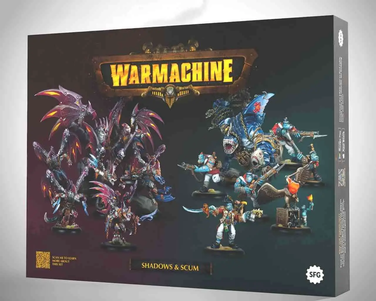 warmachine - shadows and scum limited edition two player set