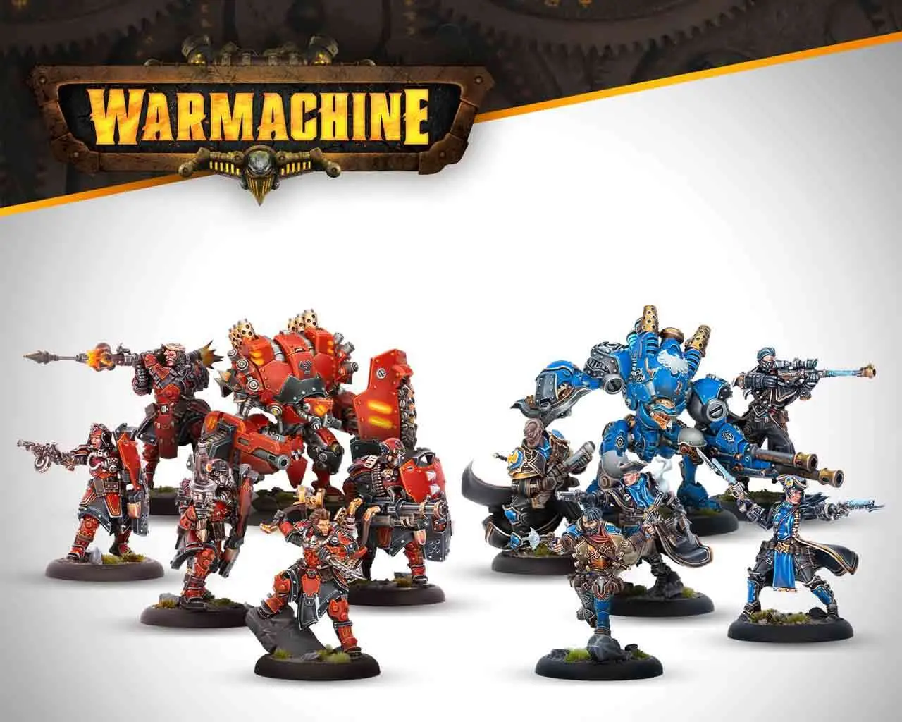 warmachine - khador vs cygnar limited edition two player set