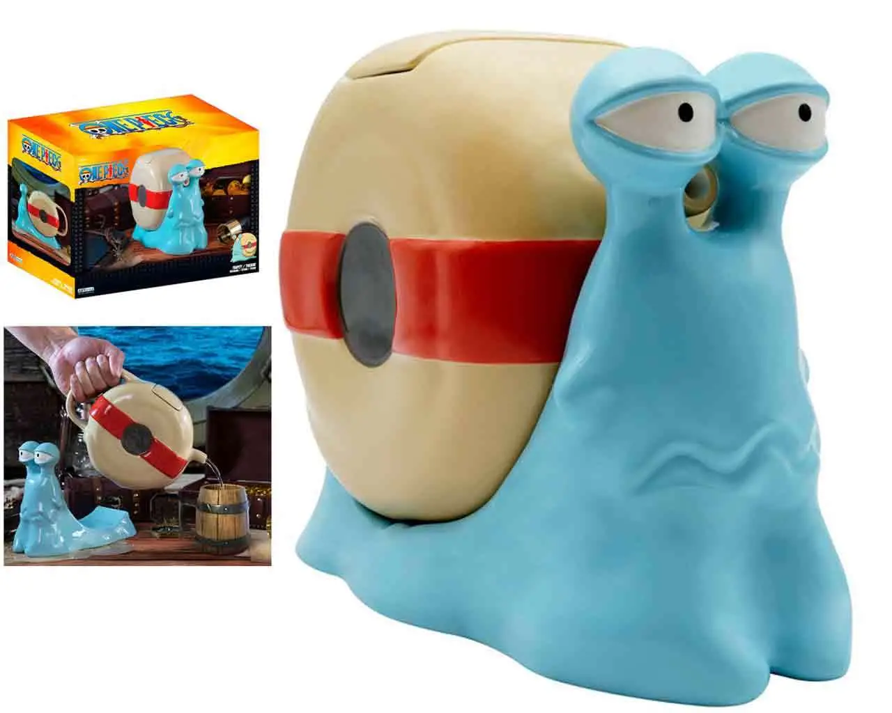 one piece transponder snail teapot