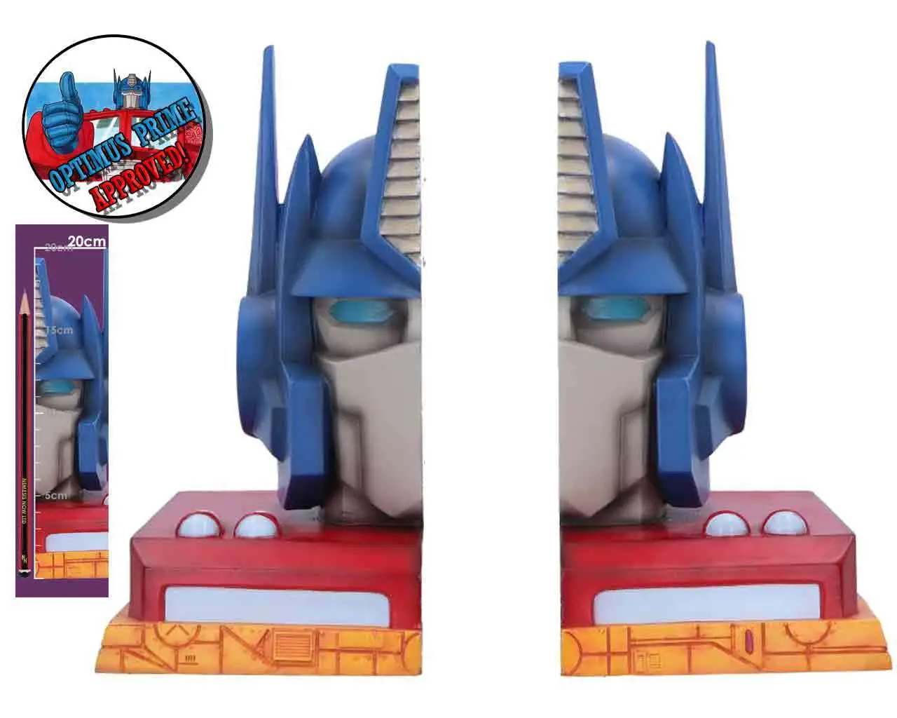 transformers optimus prime bookends