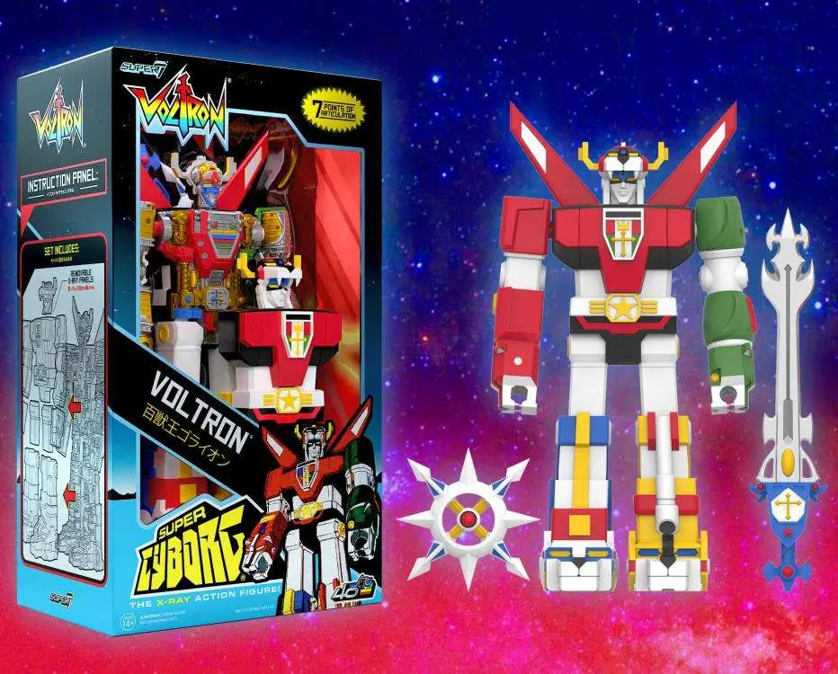 voltron super cyborg full color figure