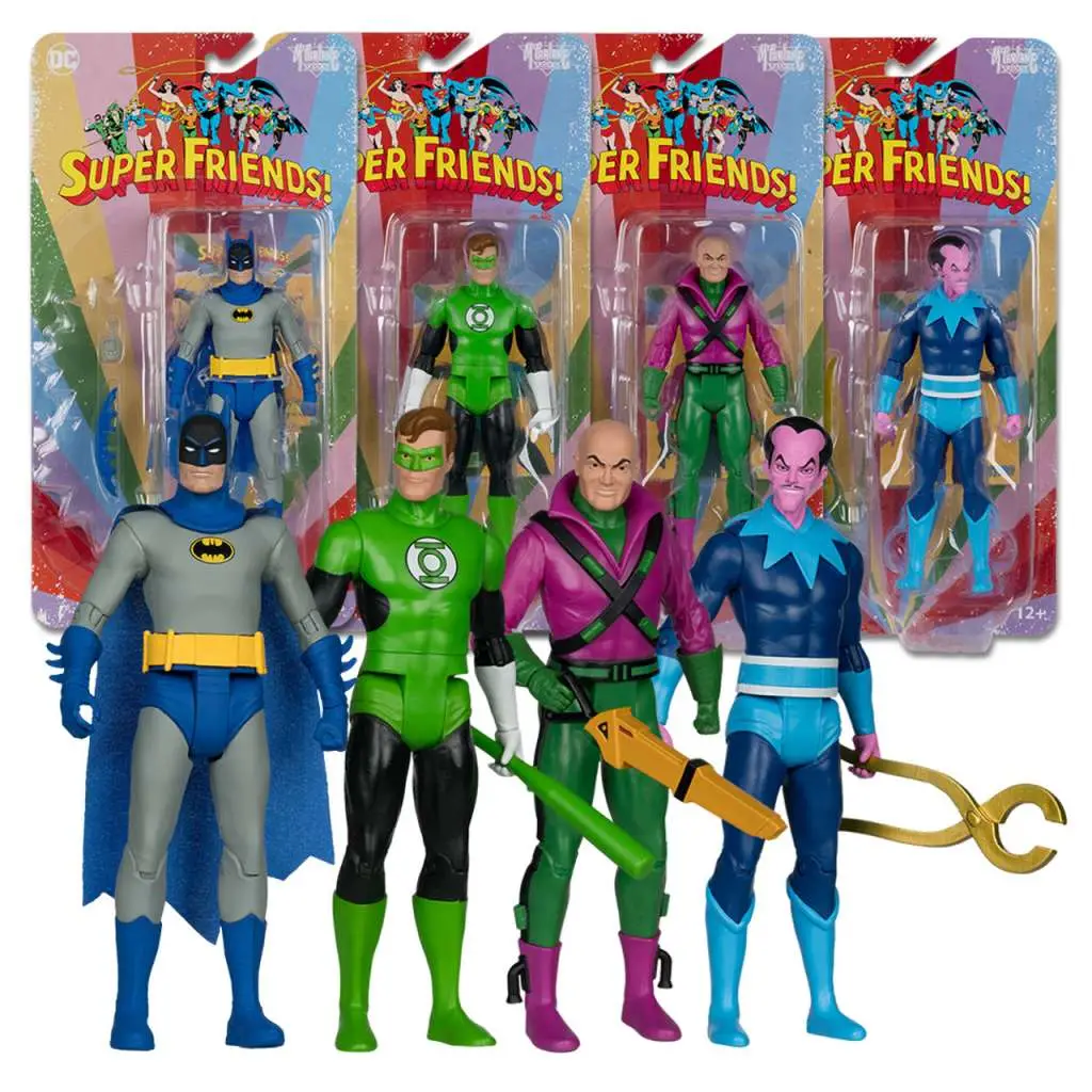 dc retro super friends serie 1 assorted set (6)