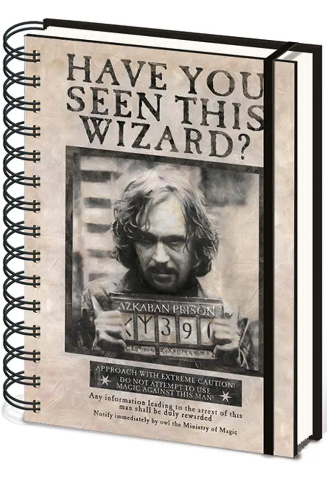 harry potter sirius wanted notebook