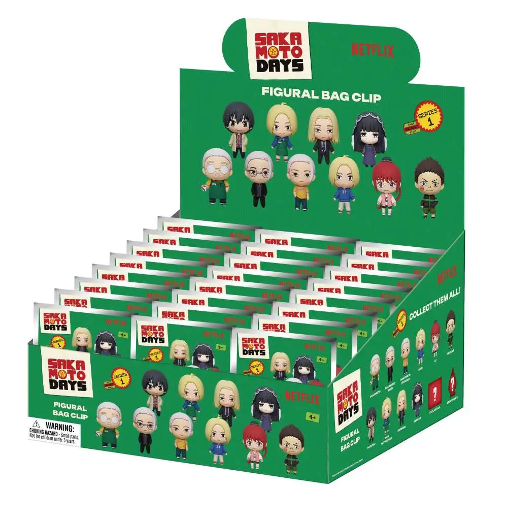 sakamoto days s.1 bag clip blind box display (24)