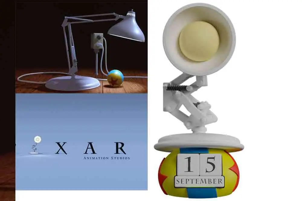 disney pixar luxo & pixar ball 3d perpetual calendar