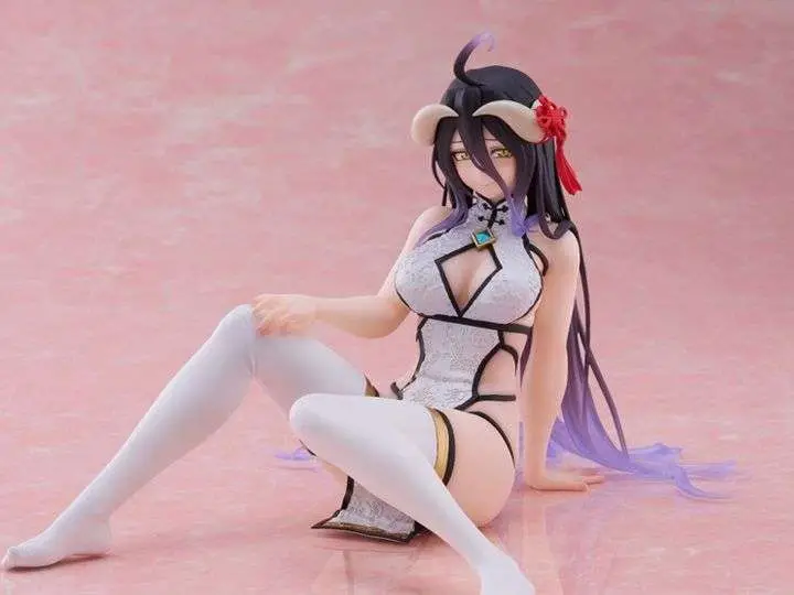 overlord albedo chinese dress desktop cute figure