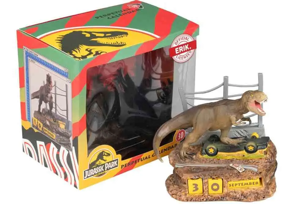 jurassic park 3d perpetual calendar