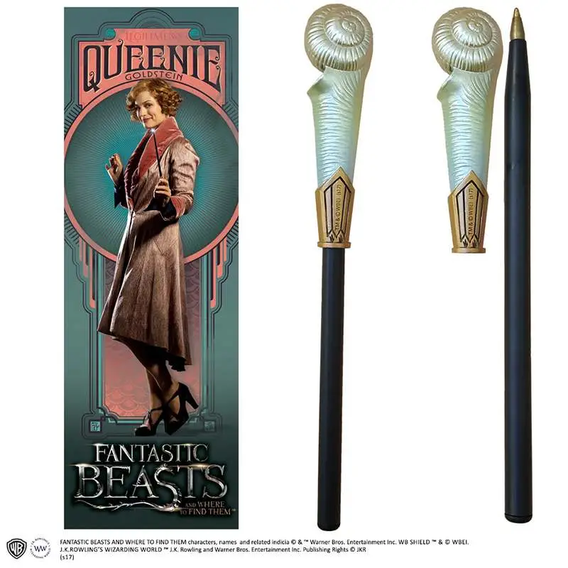 fb queenie wand pen and bookmark